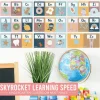 ABC Letters and Numbers Posters for Preschool and Kindergarten (Boho Theme)