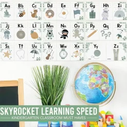 ABC Letters and Numbers Posters for Preschool and Kindergarten