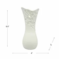 8.5" Abstract Lace DIY Ceramic Vase by Make Market®