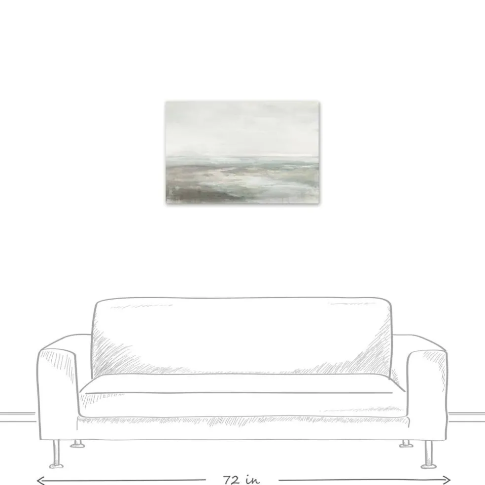 Abstract Seascape 30" x 20" Canvas Wall Art