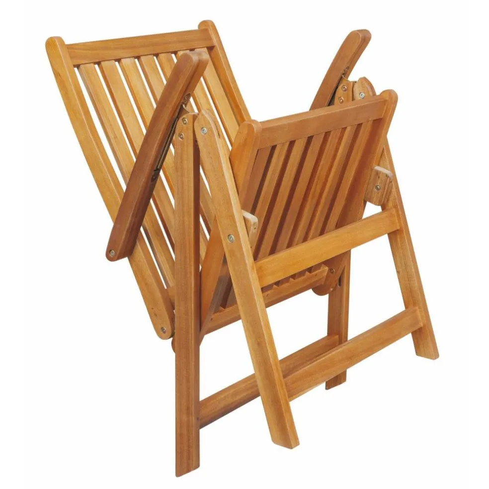 Acacia Wood Folding Outdoor Patio Chairs