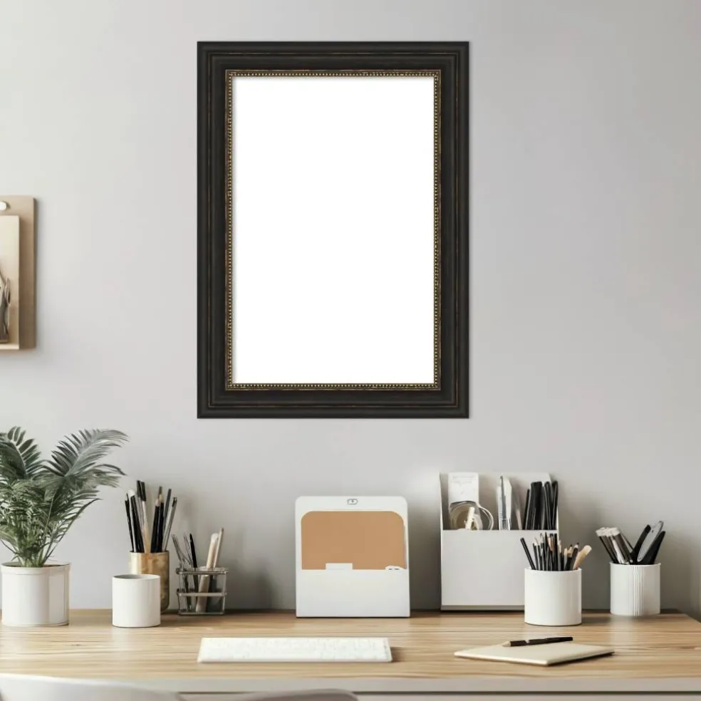 Accent Bronze Narrow Framed Dry Erase Magnetic Board