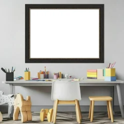 Accent Bronze Narrow Framed Dry Erase Magnetic Board