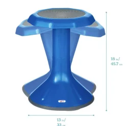 ACE Active Core Engagement Wobble Stool, Portable Flexible Seating, 18in Seat Height