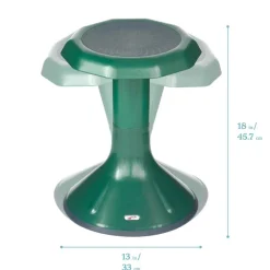ACE Active Core Engagement Wobble Stool, Portable Flexible Seating, 18in Seat Height