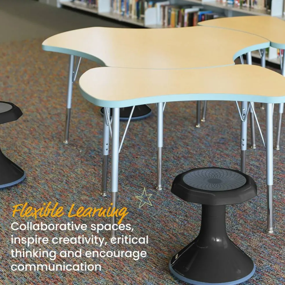 ACE Active Core Engagement Wobble Stool, Flexible Seating, 15in Seat Height