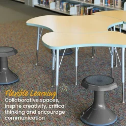 ACE Active Core Engagement Wobble Stool, Flexible Seating, 15in Seat Height