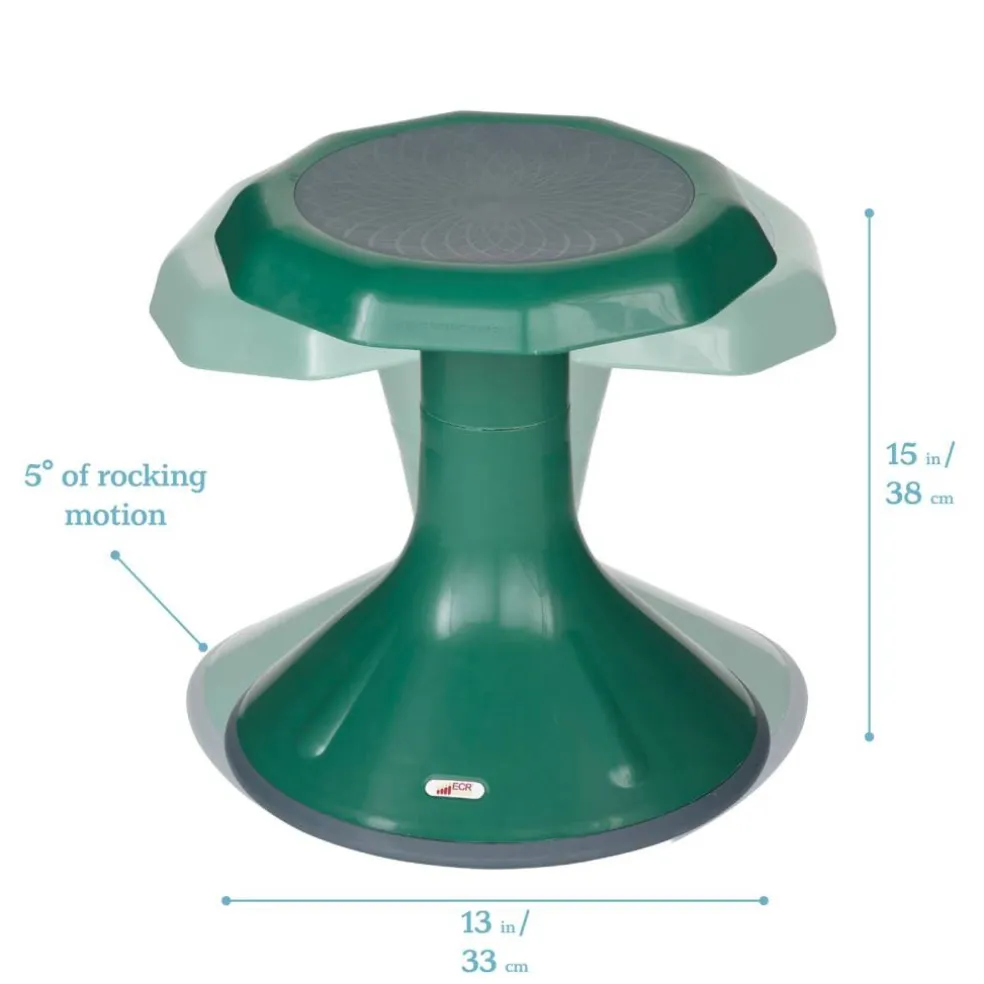 ACE Active Core Engagement Wobble Stool, Flexible Seating, 15in Seat Height