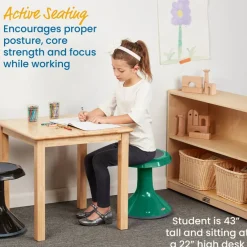 ACE Active Core Engagement Wobble Stool, Flexible Seating, 15in Seat Height