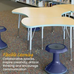 ACE Active Core Engagement Wobble Stool, Flexible Seating, 15in Seat Height