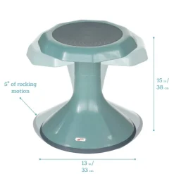 ACE Active Core Engagement Wobble Stool, Flexible Seating, 15in Seat Height