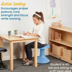ACE Active Core Engagement Wobble Stool, Flexible Seating, 15in Seat Height