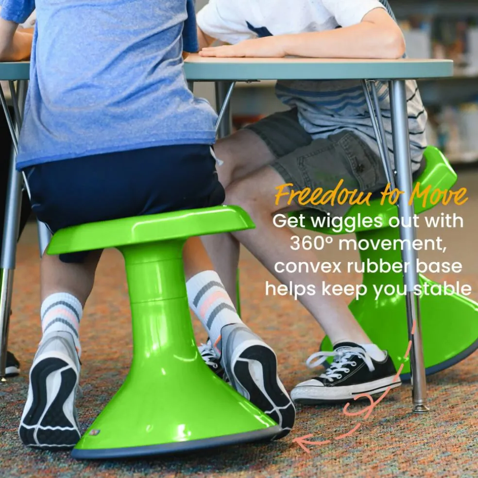 ACE Active Core Engagement Wobble Stool, Flexible Seating, 15in Seat Height