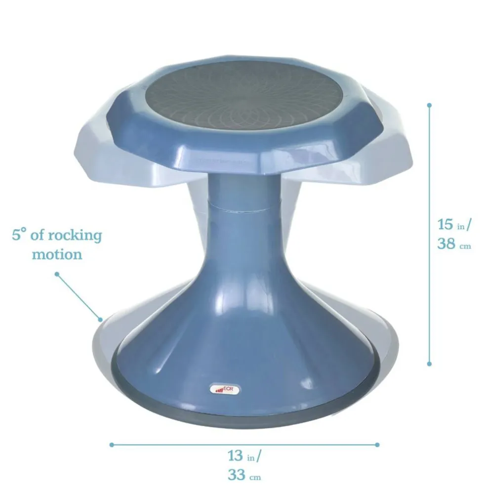 ACE Active Core Engagement Wobble Stool, Flexible Seating, 15in Seat Height