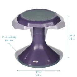 ACE Active Core Engagement Wobble Stool, Flexible Seating, 15in Seat Height
