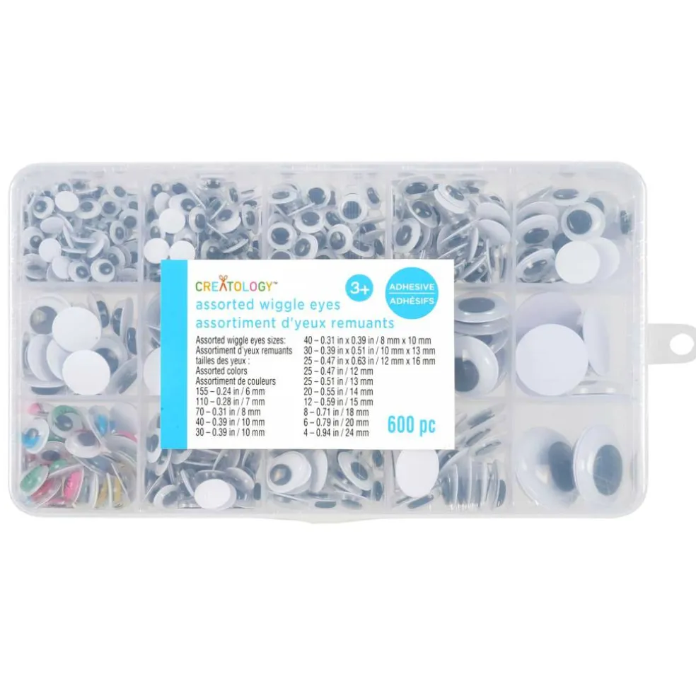 Adhesive Wiggle Eyes by Creatology™