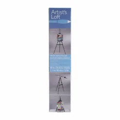 Adjustable Black Aluminum Floor Easel by Artist's Loft™