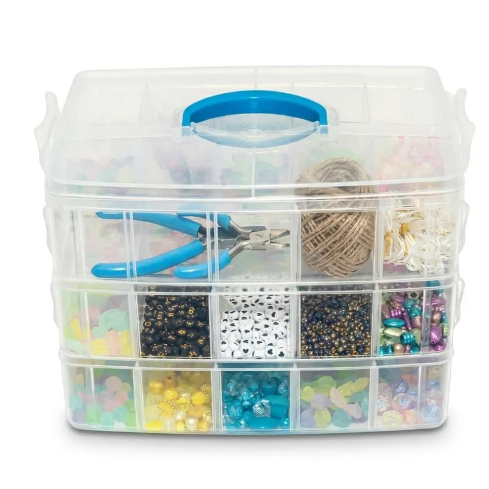 Adjustable Snap Box Jewelry Organizer by Bead Landing™