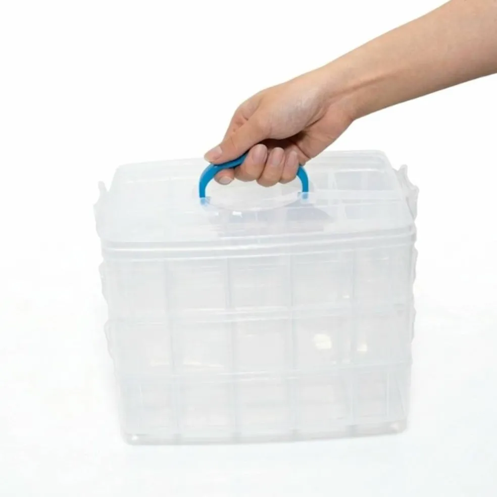 Adjustable Snap Box Jewelry Organizer by Bead Landing™