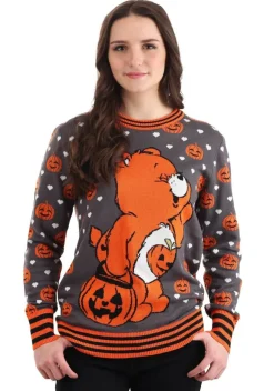 Adult Care Bears Trick-or-Sweet Bear Halloween Sweater