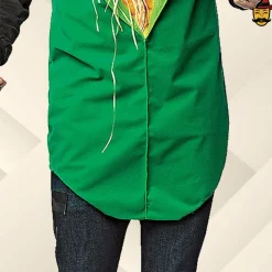Adult Corn on the Cob Costume Halloween Food Tunic Funny Vegetable Party Outfit