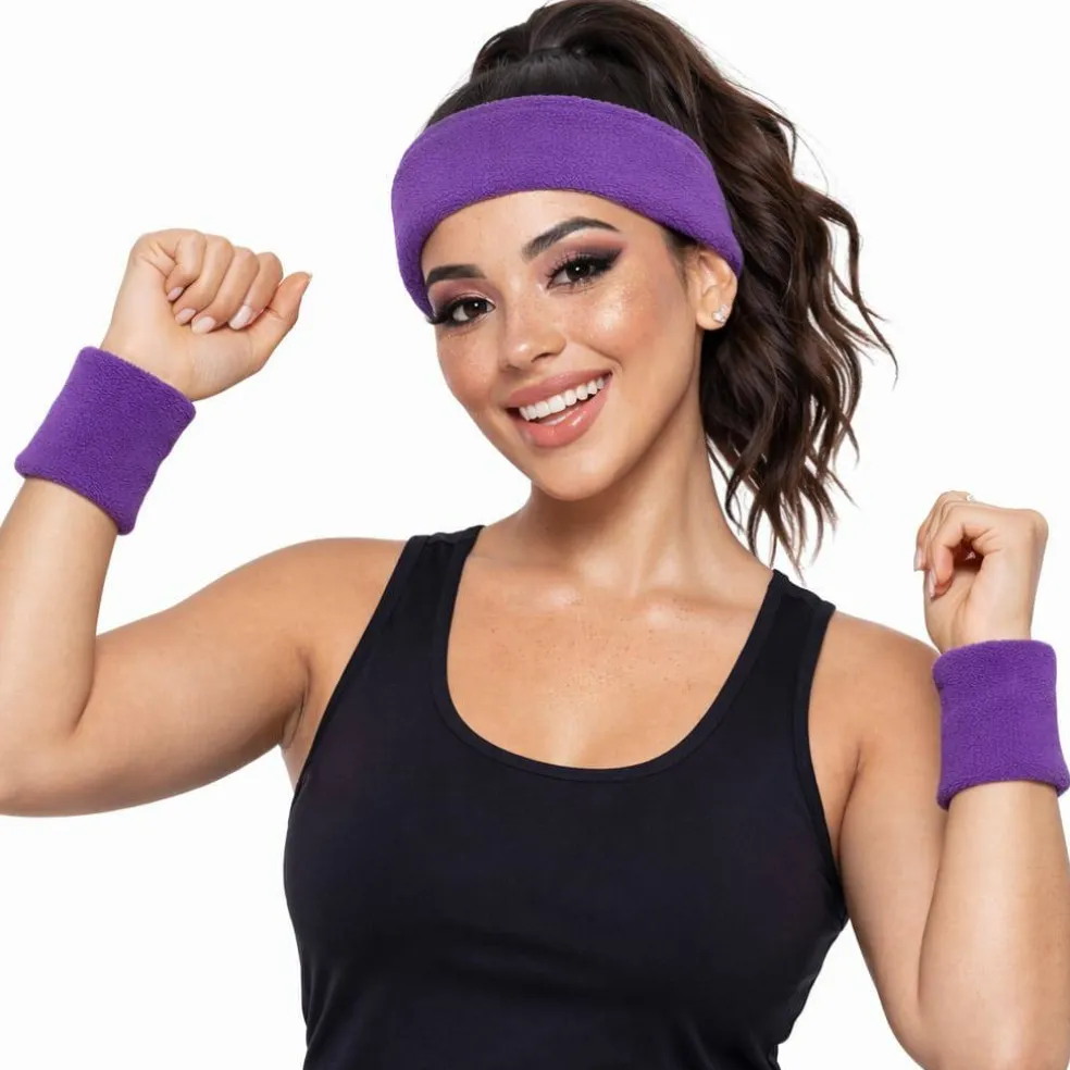 Adult Costume 3-Piece Sweat Band Set