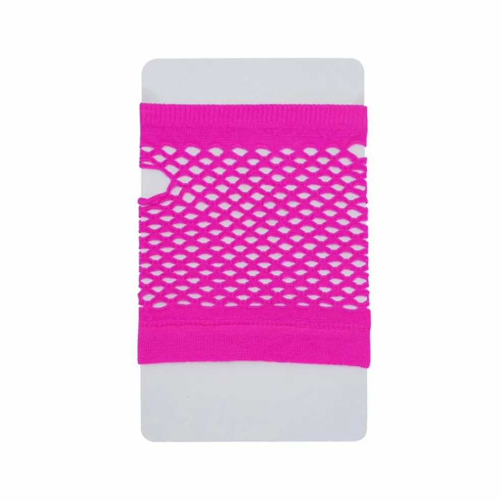 Adult Fingerless Costume Fishnet Gloves