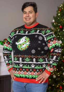 Adult Ghostbusters Ugly Christmas Sweater