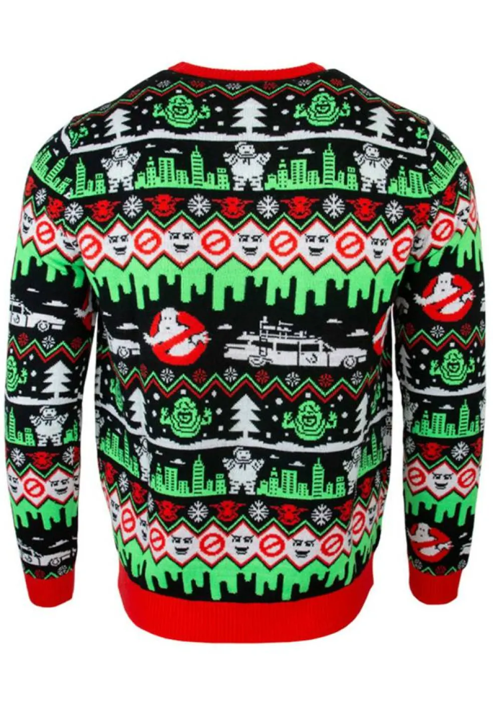 Adult Ghostbusters Ugly Christmas Sweater