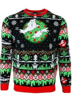 Adult Ghostbusters Ugly Christmas Sweater