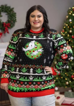 Adult Ghostbusters Ugly Christmas Sweater