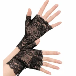Adult Lace Fingerless Costume Gloves