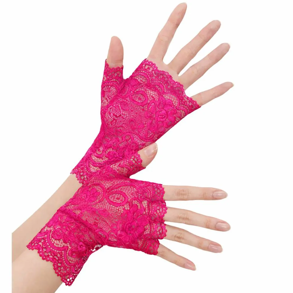 Adult Lace Fingerless Costume Gloves