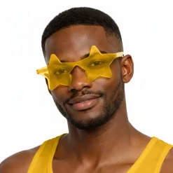 Adult Plastic Star Costume Glasses