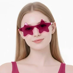 Adult Plastic Star Costume Glasses