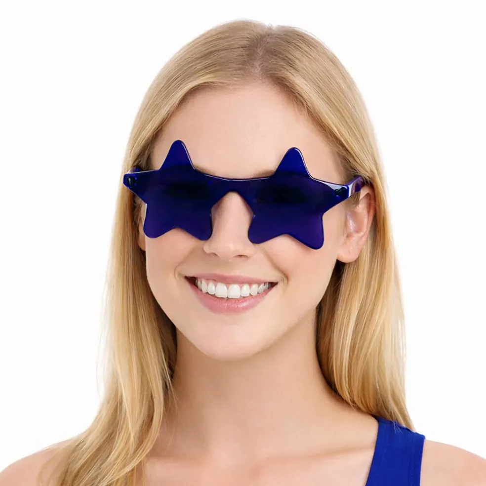 Adult Plastic Star Costume Glasses
