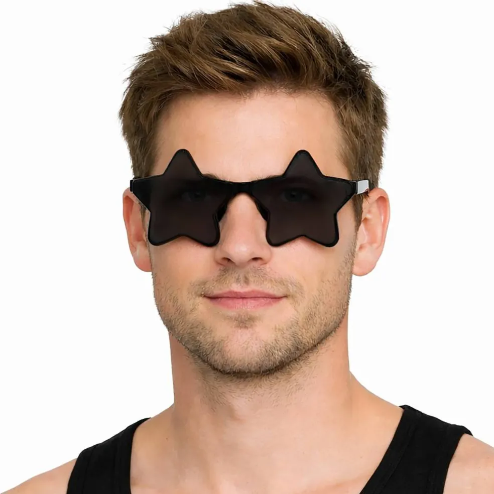 Adult Plastic Star Costume Glasses