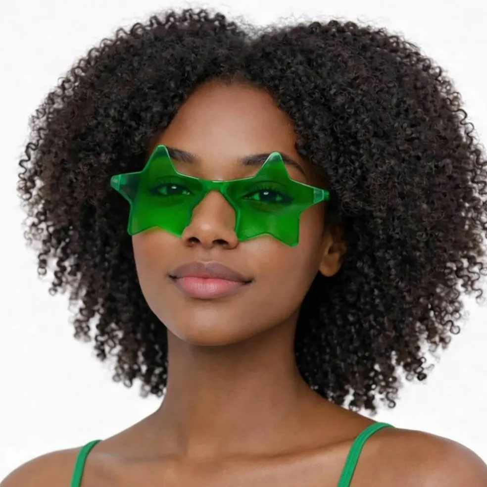 Adult Plastic Star Costume Glasses