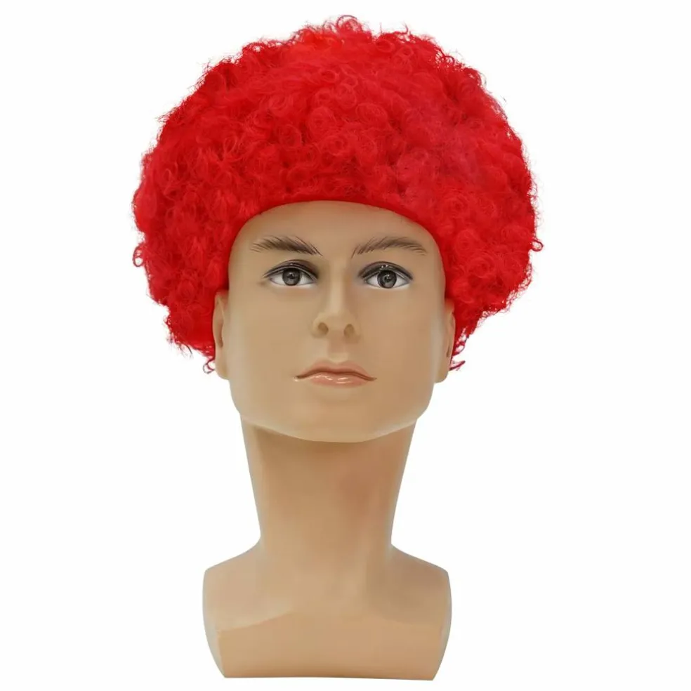 Adult Short Curly Costume Wig