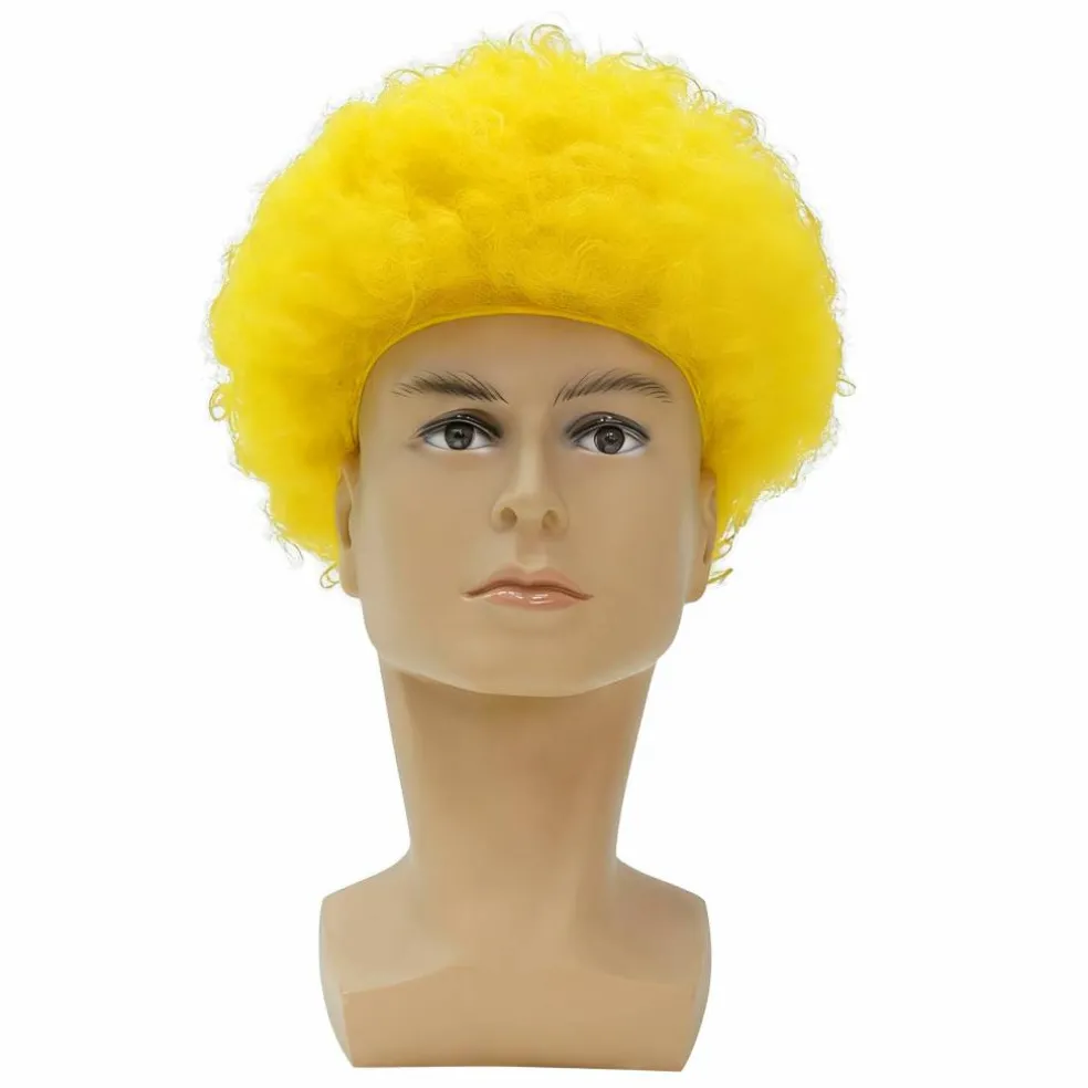 Adult Short Curly Costume Wig