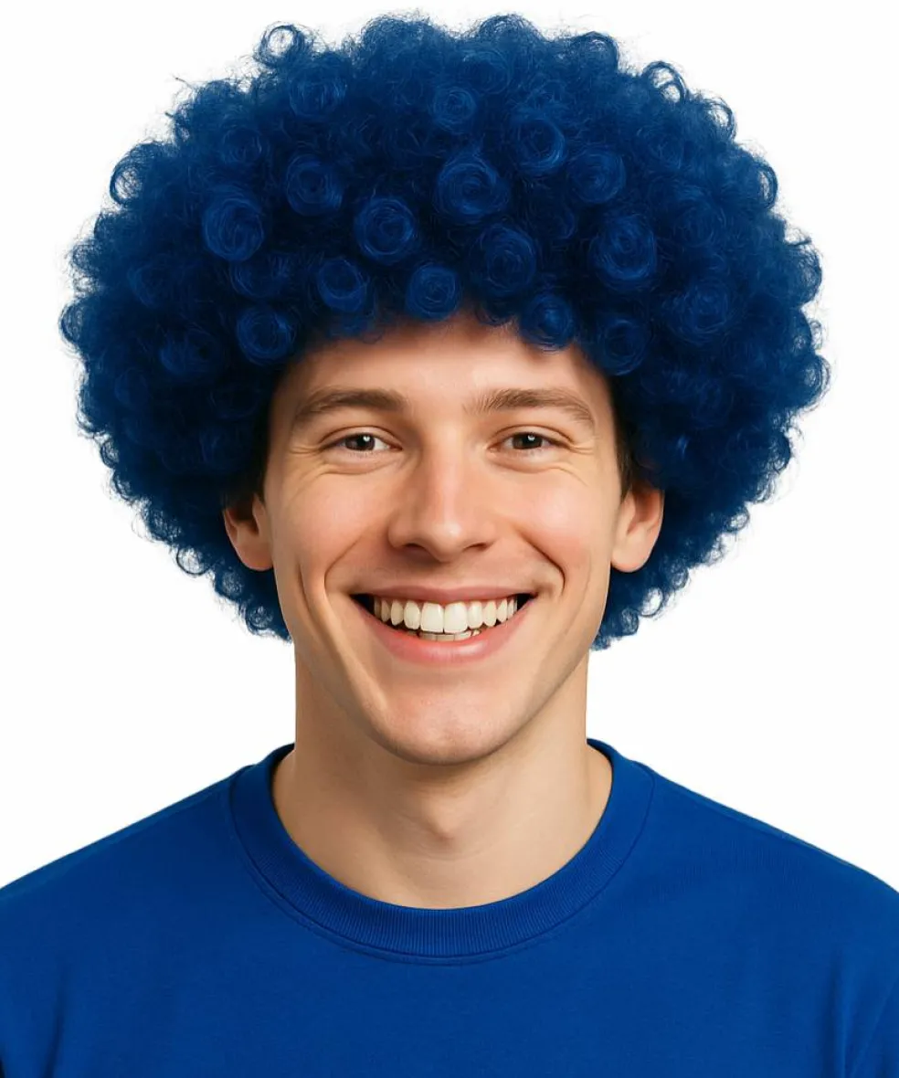 Adult Short Curly Costume Wig