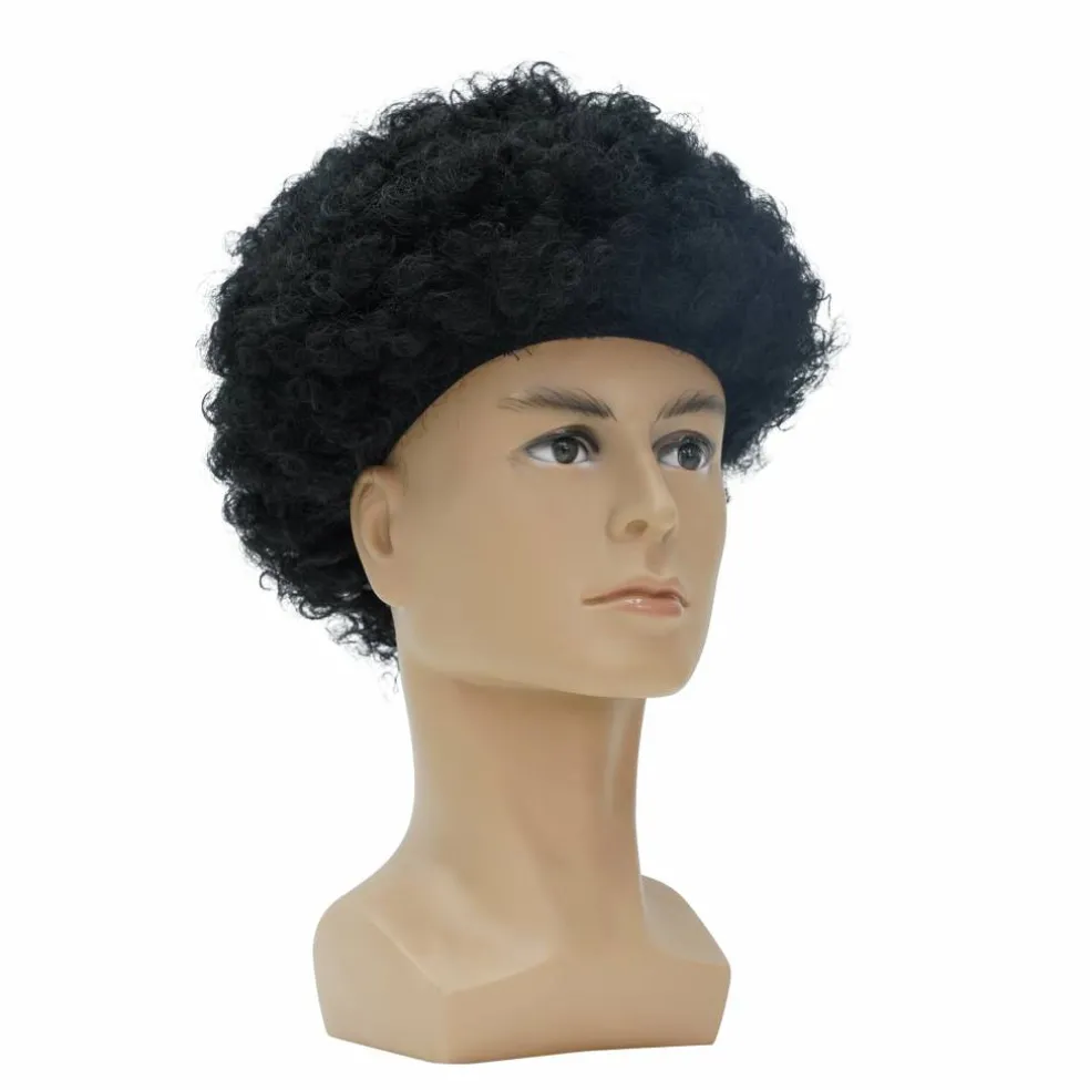 Adult Short Curly Costume Wig