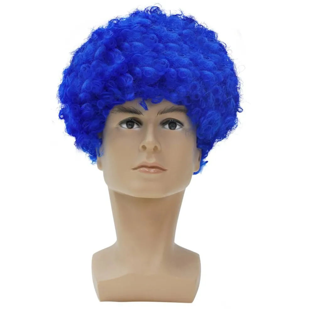 Adult Short Curly Costume Wig