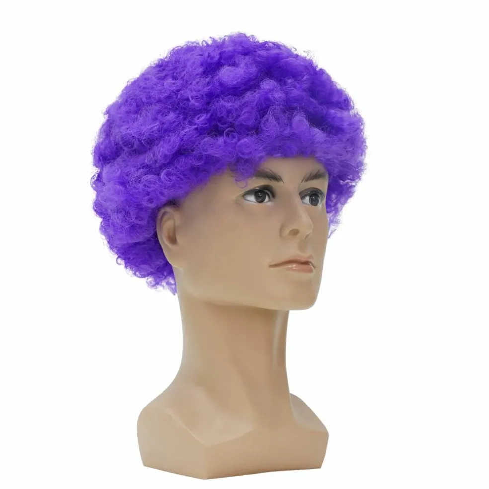 Adult Short Curly Costume Wig