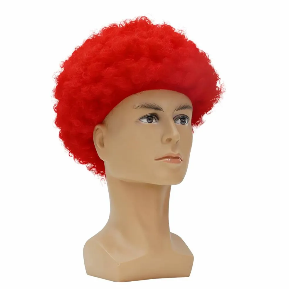 Adult Short Curly Costume Wig