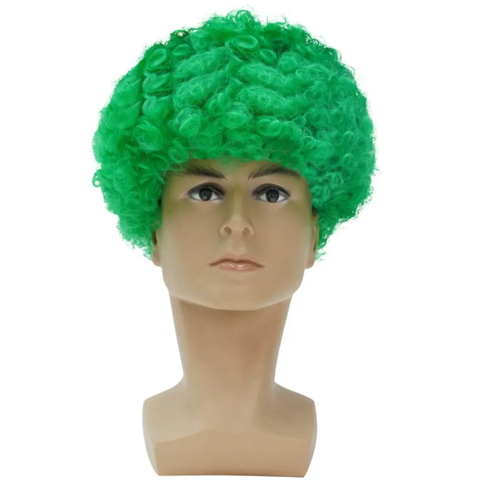 Adult Short Curly Costume Wig