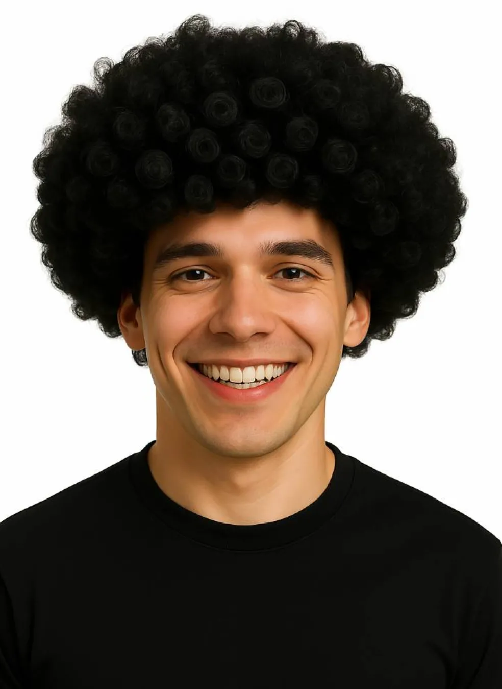 Adult Short Curly Costume Wig