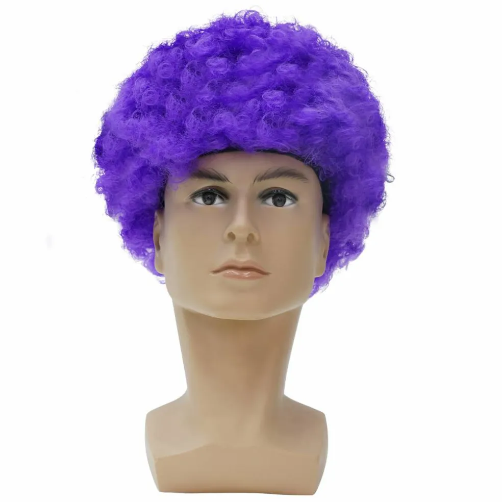Adult Short Curly Costume Wig