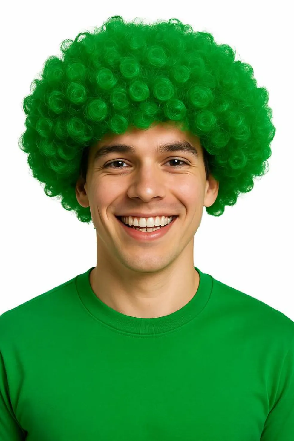Adult Short Curly Costume Wig
