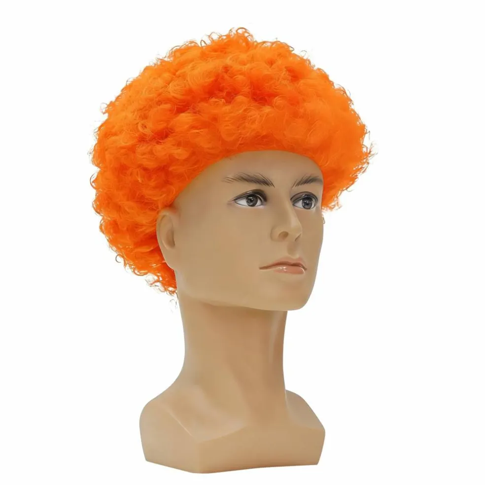 Adult Short Curly Costume Wig